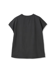 レースたたき付けプリントTシャツ
