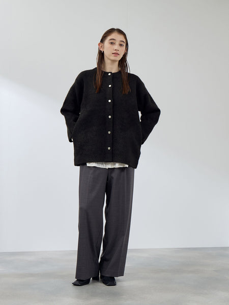 フェレットタッチWフェイスニットジャケット≪手洗い可能≫