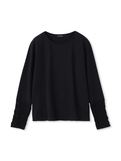 袖レースインナーカットソー