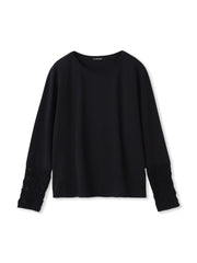 袖レースインナーカットソー