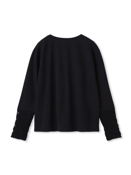 袖レースインナーカットソー