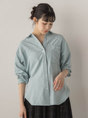 【WEB限定】E/Nピーチシャツ≪手洗い可能≫