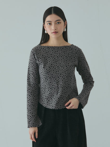 アニマルソウガラボートネックプルオーバー≪手洗い可能≫