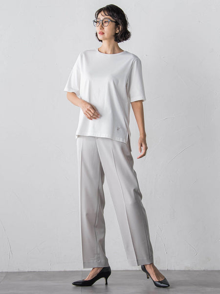 【大きいサイズ】【受注会限定】刺繍ロゴ入りカットソー