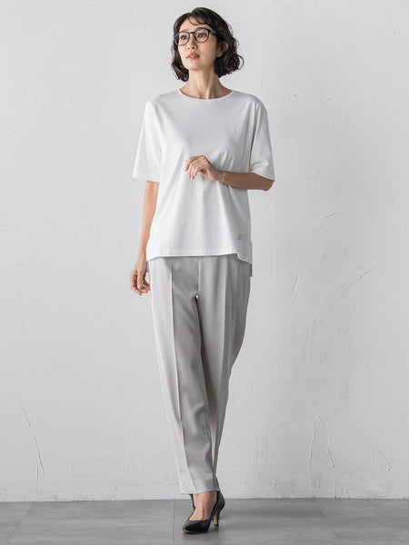 【大きいサイズ】【受注会限定】刺繍ロゴ入りカットソー