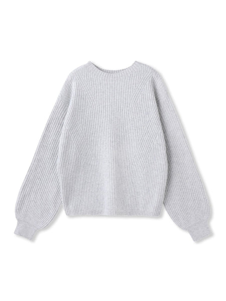 【WEB限定カラーあり】ラメボトルネックプルオーバー≪手洗い可能≫