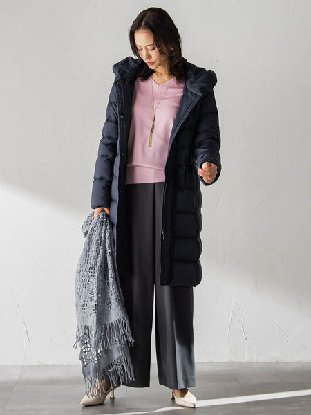 ソフィーツイルストレッチワイドパンツ ≪洗える≫