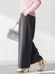 ソフィーツイルストレッチワイドパンツ ≪洗える≫