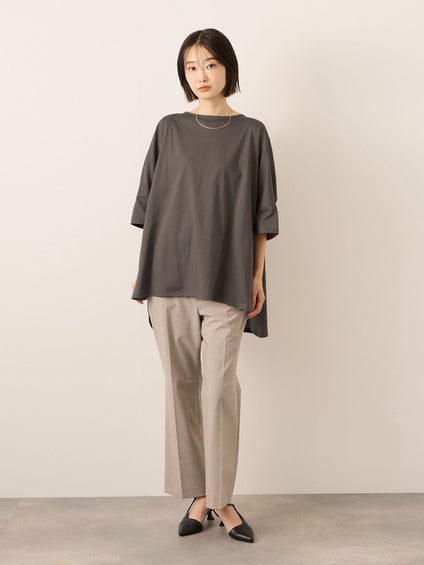 《予約》【機能するミニマル服】ポンチョTシャツ 《UVカット》