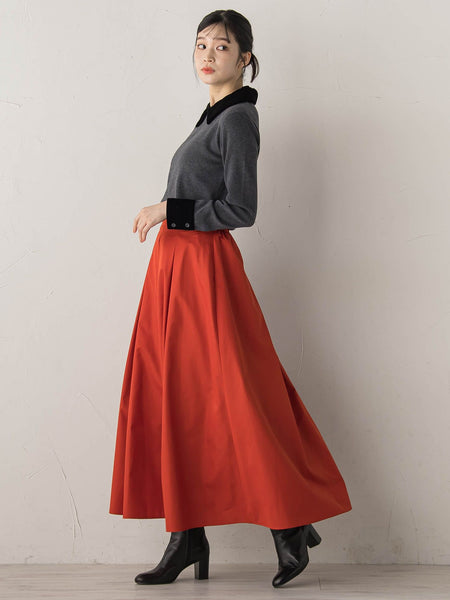 タフタタックスカート≪洗濯機で洗える≫