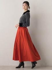 タフタタックスカート≪洗濯機で洗える≫