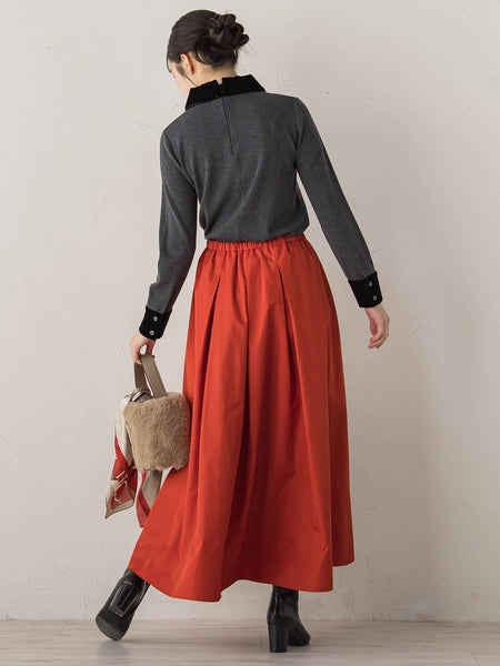 タフタタックスカート≪洗濯機で洗える≫