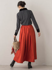 タフタタックスカート≪洗濯機で洗える≫