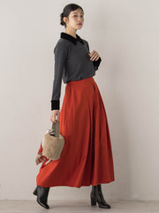 タフタタックスカート≪洗濯機で洗える≫