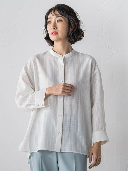 【大きいサイズ】【受注会限定】マルチパターンブラウス