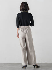 【大きいサイズ】リネンライクオックスパンツ