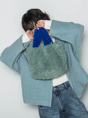 バイカラーエコファートートバッグ　S