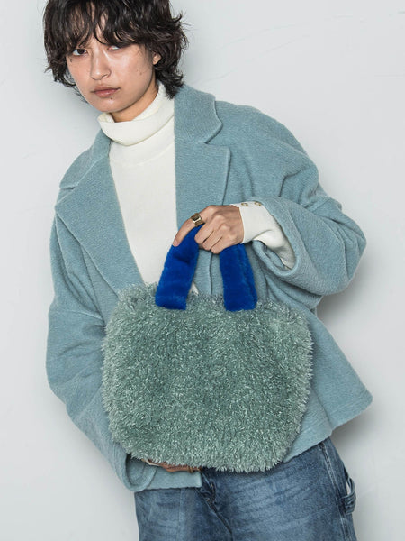 バイカラーエコファートートバッグ　S