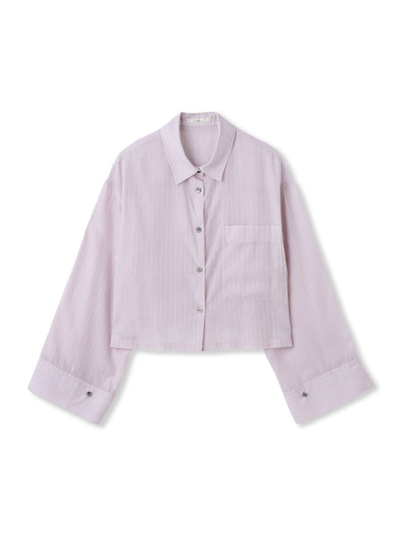 LYOCELL DOBBY STRIPEシャツ