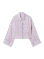 LYOCELL DOBBY STRIPEシャツ