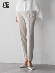 【WEB限定/+5cm丈長め】【極・名品パンツ】シェルタリングテーパードパンツ