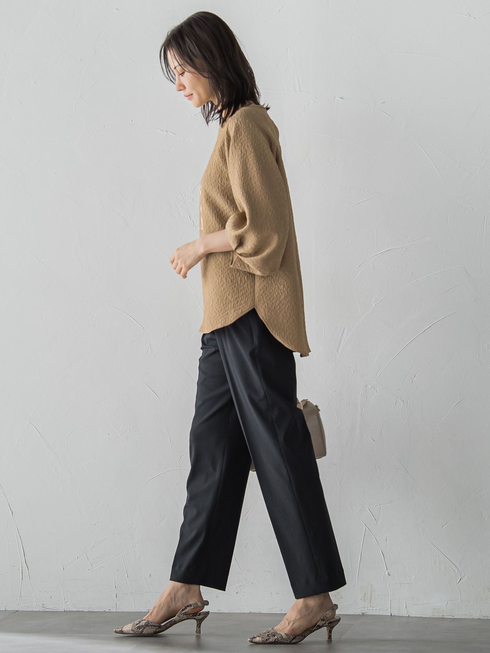 【追加生産】【WEB限定】Active Beautyテーパードパンツ≪13号・15号あり/洗濯機で洗える≫