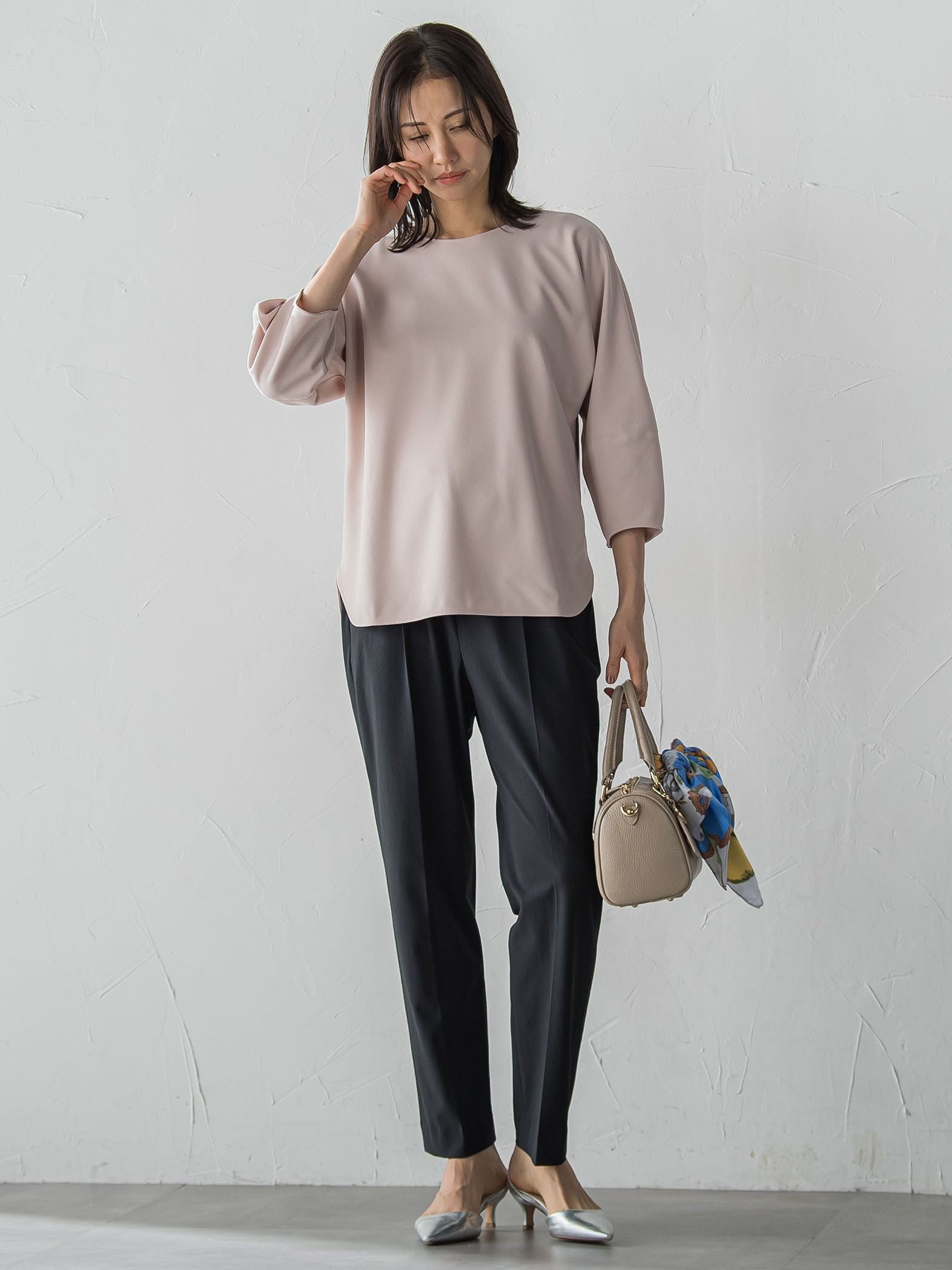 【WEB限定】Active Beautyテーパードパンツ≪13号・15号あり/洗濯機で洗える≫