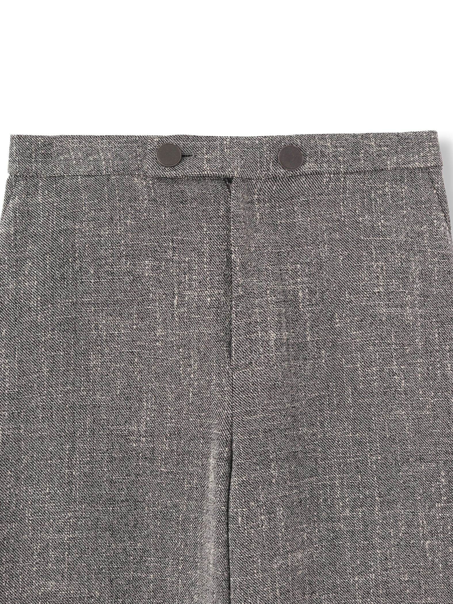 ノンウールツィードパンツ≪洗濯機で洗える/セットアップ対応≫