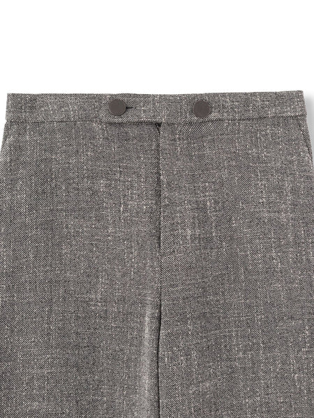 ノンウールツィードパンツ≪洗濯機で洗える/セットアップ対応≫