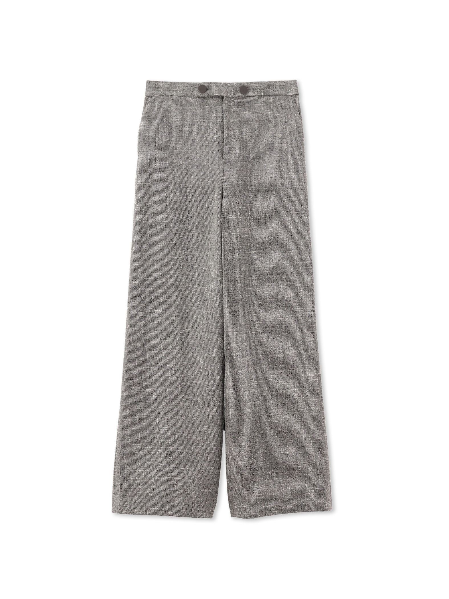 ノンウールツィードパンツ≪洗濯機で洗える/セットアップ対応≫