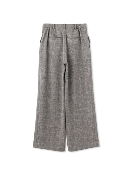 ノンウールツィードパンツ≪洗濯機で洗える/セットアップ対応≫