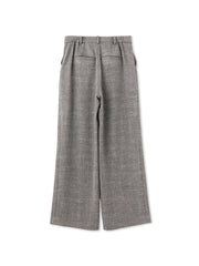 ノンウールツィードパンツ≪洗濯機で洗える/セットアップ対応≫