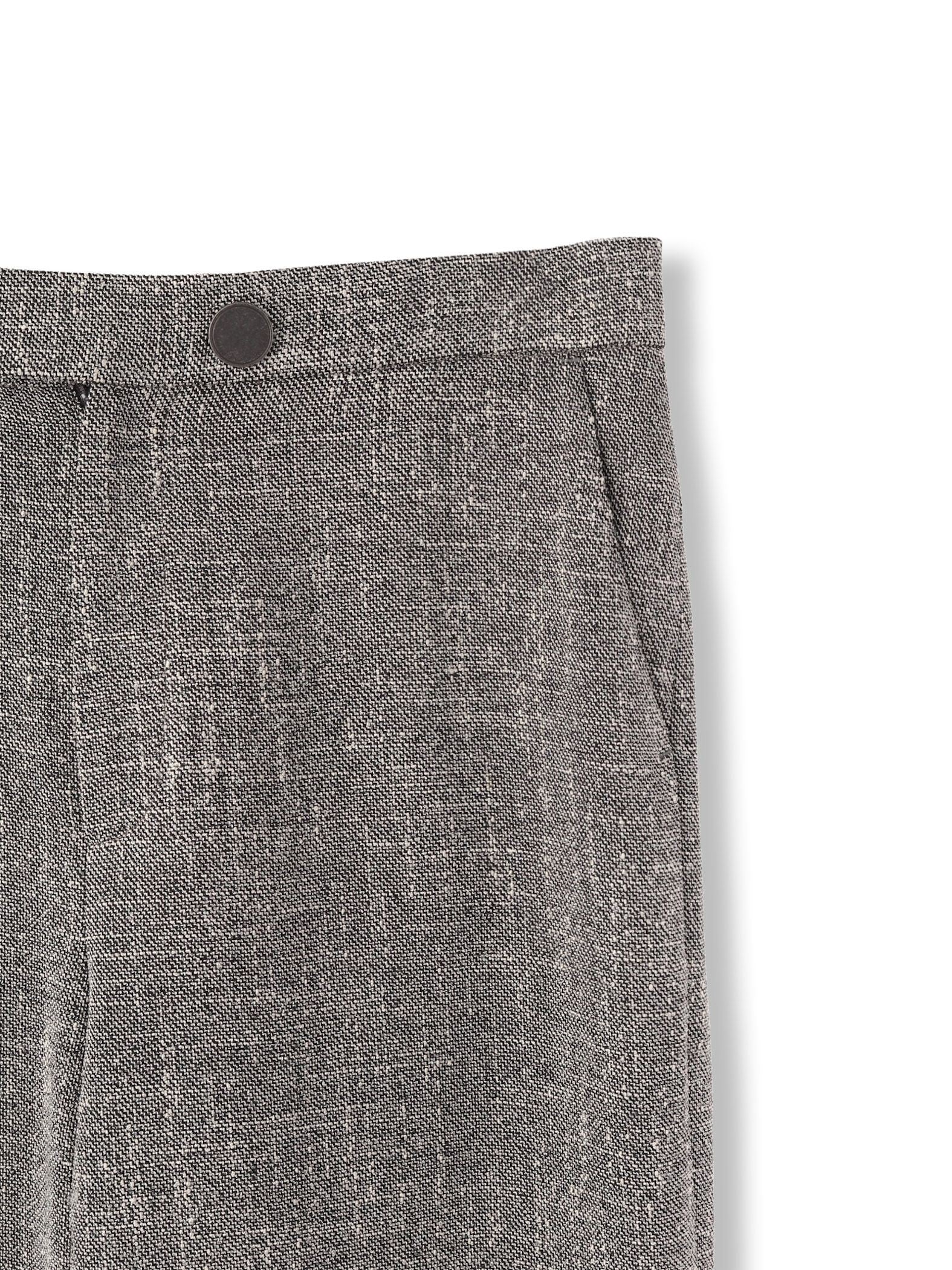 ノンウールツィードパンツ≪洗濯機で洗える/セットアップ対応≫