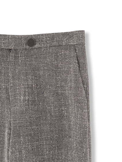 ノンウールツィードパンツ≪洗濯機で洗える/セットアップ対応≫