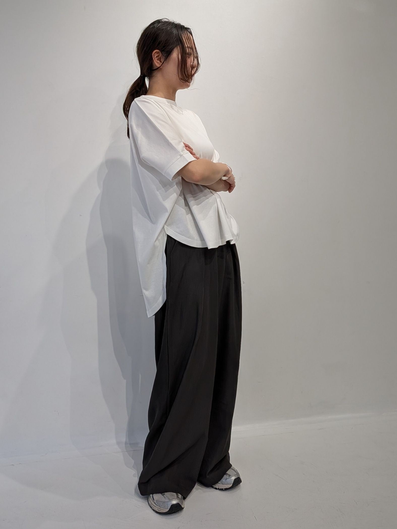 【Made in japan】 curve hem po