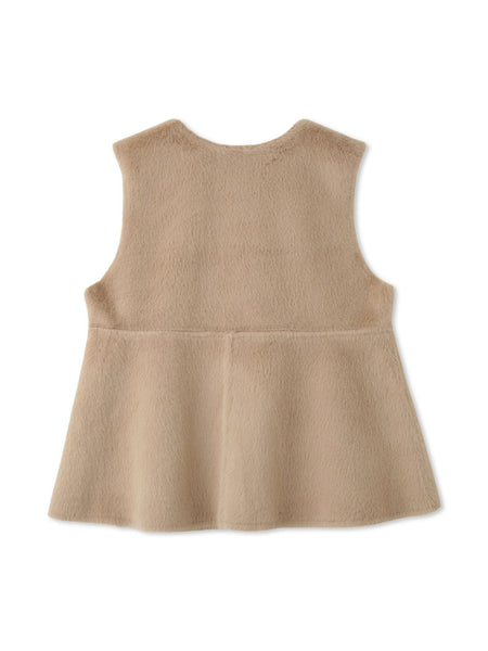 フェイクムートンファーペプラムジレ