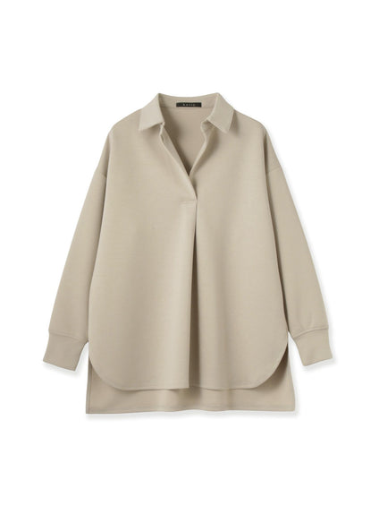 ダンボールニットスキッパートップ×スカート2ピース