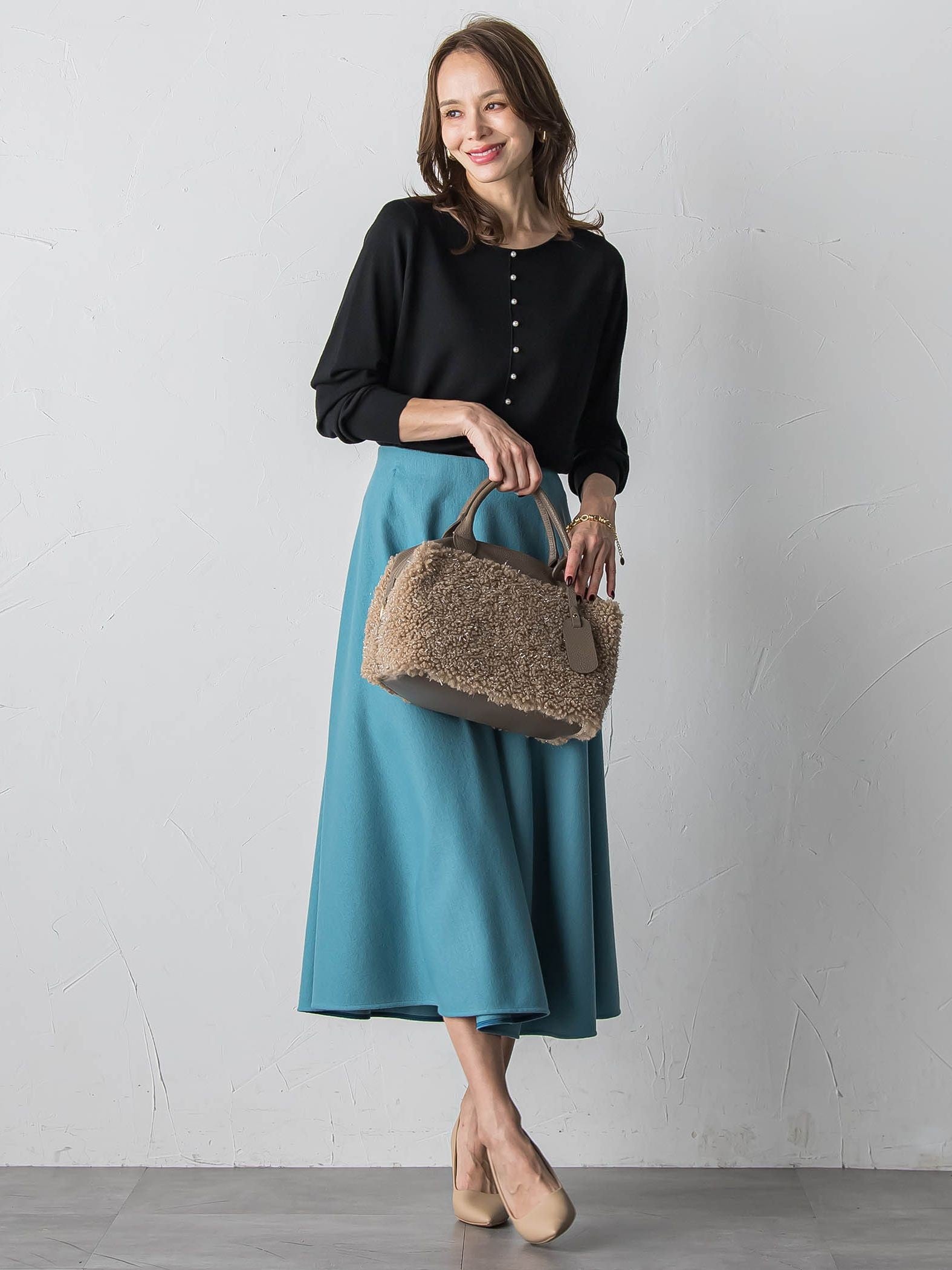 BRISBANE前後2WAYニット≪手洗い可能≫