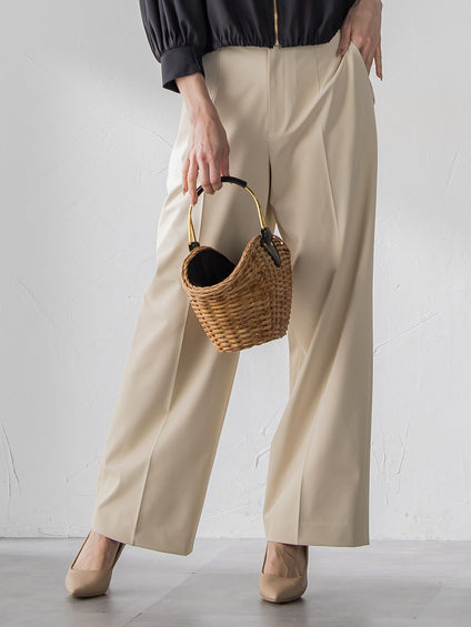 美シルエットワイドパンツ