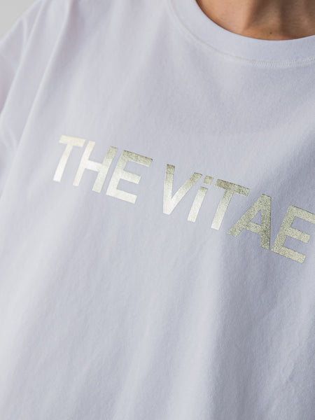 箔プリントロゴTシャツ≪手洗い可能≫