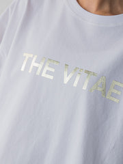 箔プリントロゴTシャツ≪手洗い可能≫