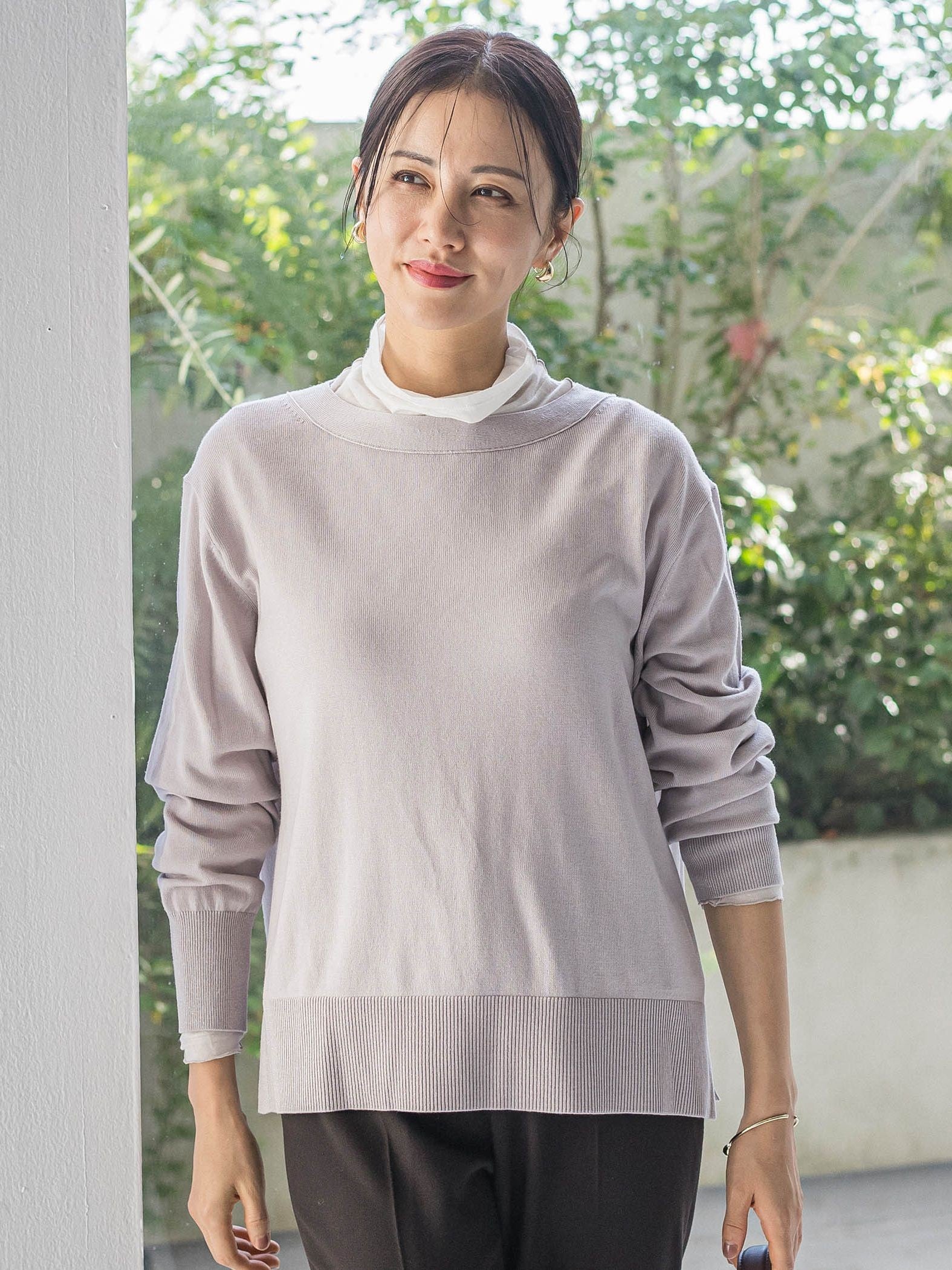 ANGELINAリブスリーブニット≪WEB限定11号/洗える≫