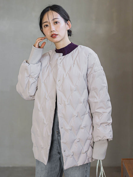 ステッチレスダウンコート
