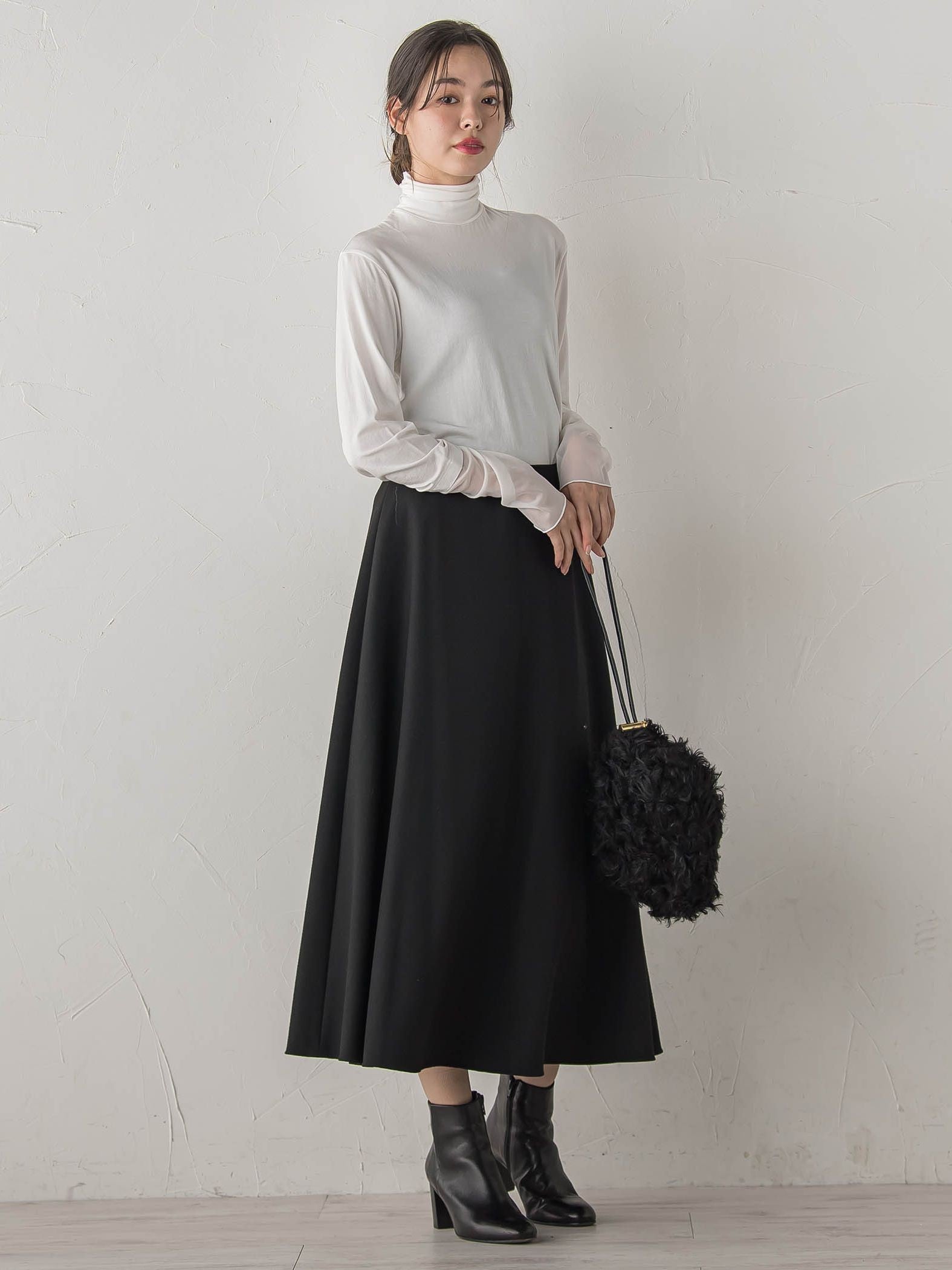 ウォッシャブルベア天竺カットソー≪洗濯機で洗える≫