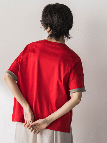汗ジミ防止バイカラーTシャツ