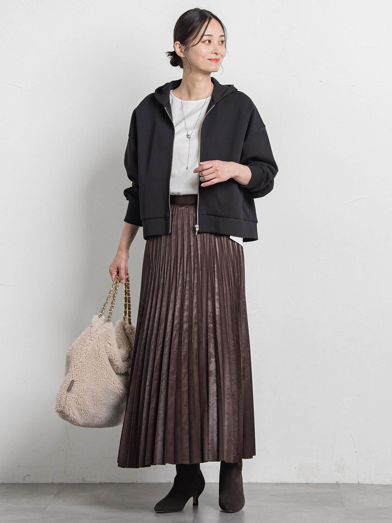 【WEB限定】【VIOLAd'ORO】エコムートン チェーンショルダートートM ELMO / V-8680