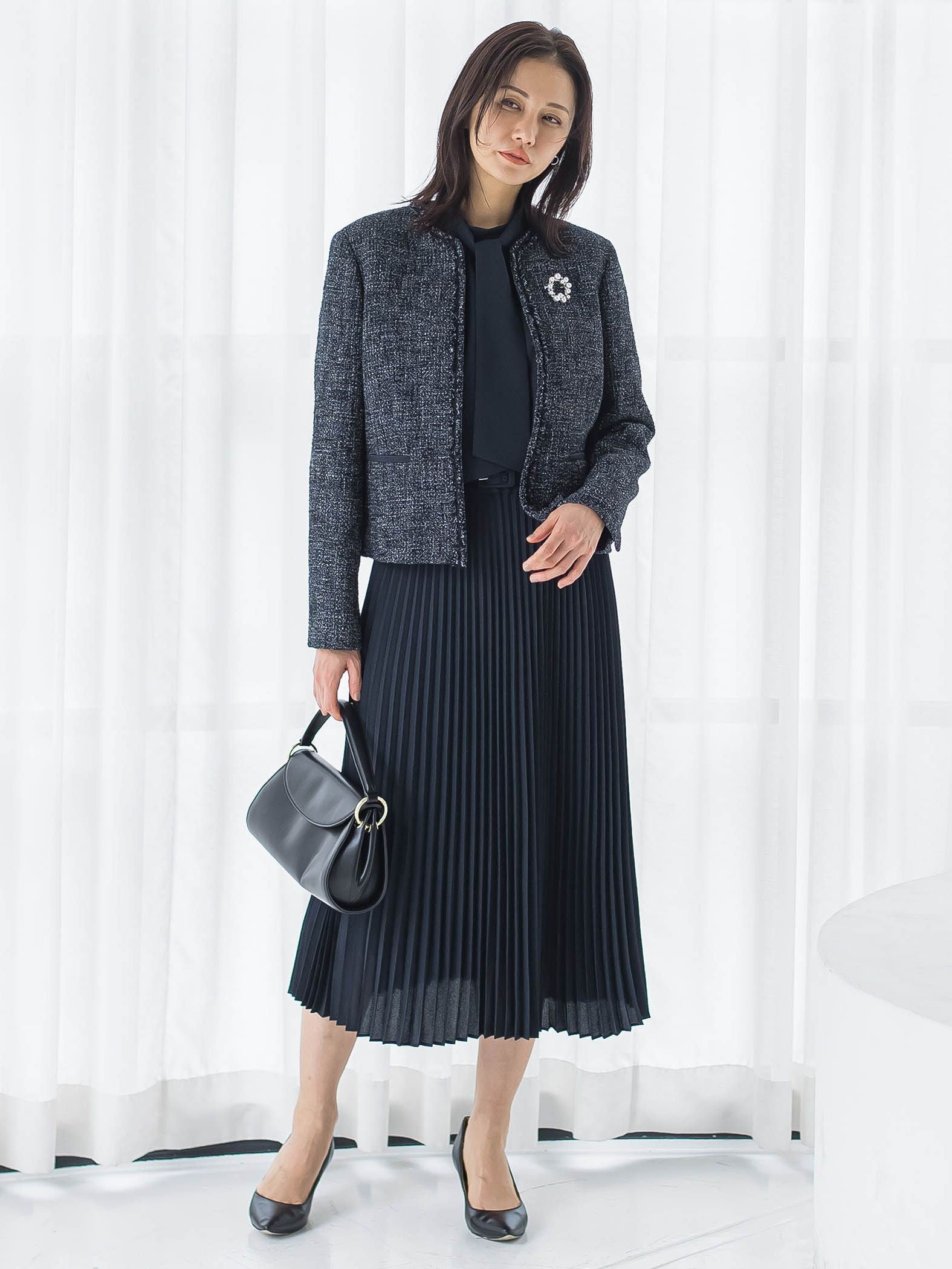 ストレッチツイードジャケット