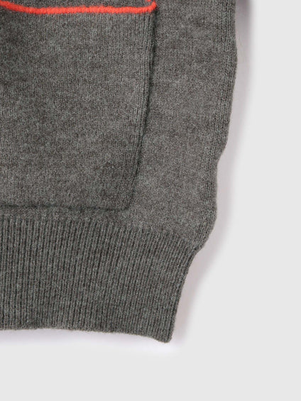 アルパカタッチダブルフェイスニットカーディガン≪手洗い可能≫