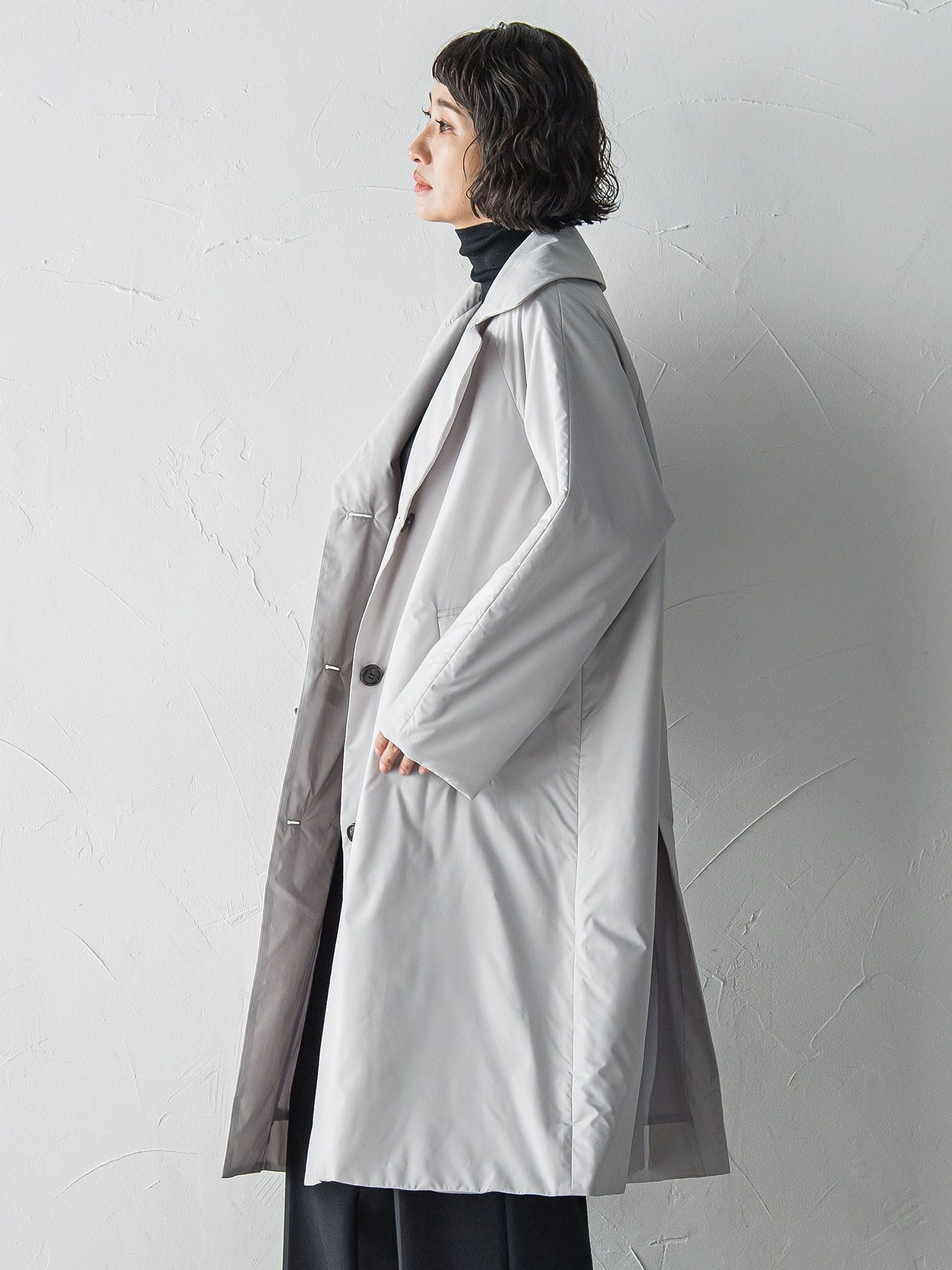 <保温・蓄熱>空気をまとう”軽暖”コート