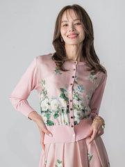 クリスマスローズカーディガン